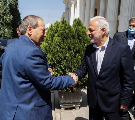 استقبال از وزیر امورخارجه سوریه