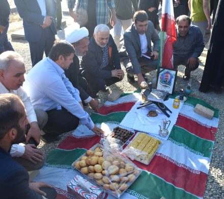 بازدید از روستای باشلان بشلو و دیدار با خانواده شهید امنیت