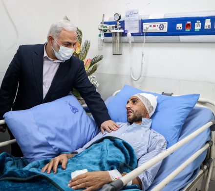 عیادت از مجروحان فرماندهی انتظامی (فراجا)