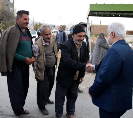 دیدار با اهالی روستای یووالار