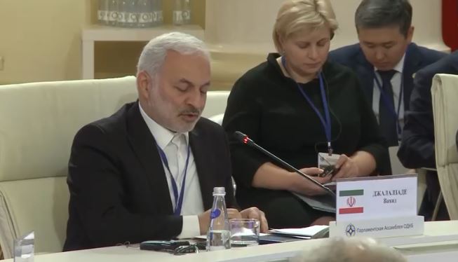 سفر به مسکو جهت شرکت در نشست مجمع پارلمانی سازمان پیمان امنیت جمعی و دیدارهای دوجانبه