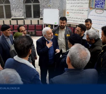 حضور در جمع نمازگزارن مسجد حضرت ابوالفضل (ع)