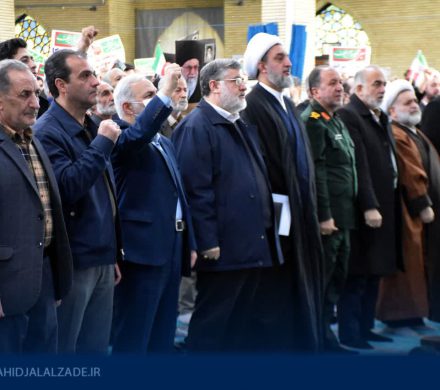 حضور در مراسم  گرامیداشت حماسه نهم دی ماه روز بصیرت و میثاق با ولایت، مصلی ارومیه