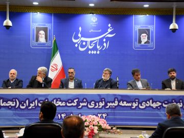 حضور در مراسم آغاز عملیات اجرایی نهضت توسعه فیبر نوری