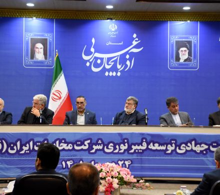 حضور در مراسم آغاز عملیات اجرایی نهضت توسعه فیبر نوری