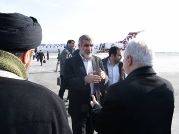 علی نیکزاد نایب رئیس مجلس شورای اسلامی با استقبال دکتر جلال زاده وارد ارومیه شد.