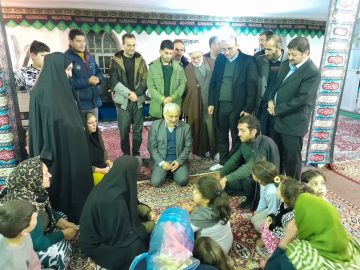 دیدار با میهمانان زلزله خوی مستقر در ارومیه