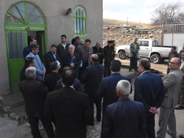 دیدار با مردم شریف روستای جلبر