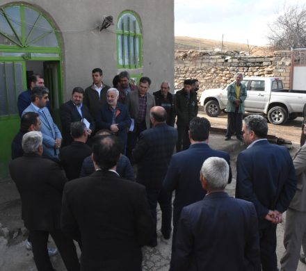 دیدار با مردم شریف روستای جلبر