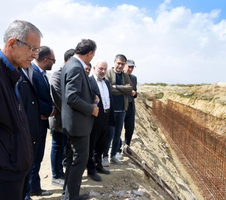 بازدید از طرح انتقال پساب به دریاچه ارومیه و طرح آبرسانی به ٣٣ روستای بخش انزل