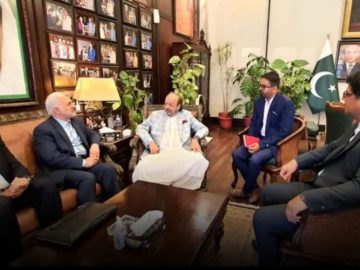 دیدار با “آغا سراج دُرانی” رئیس مجلس ایالت سِند