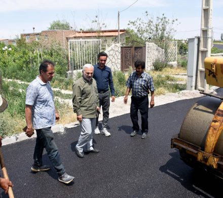 بازدید از روند زیرسازی، اصلاح و آسفالت ریزی معابر روستایی