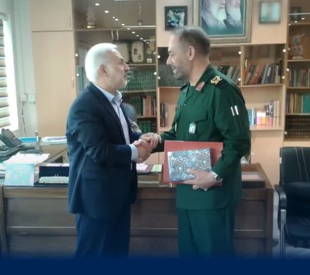 دیدار با سردار محمد حسین رجبی فرمانده جدید سپاه شهدا استان آذربایجان غربی