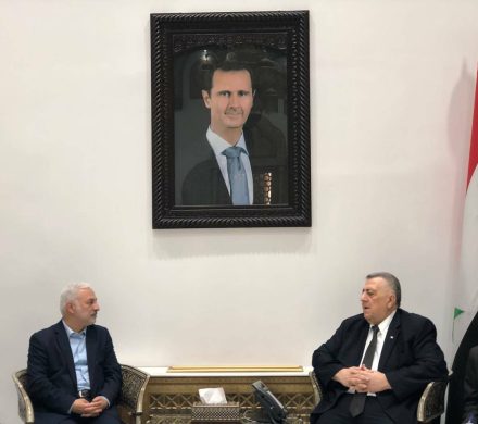 دیدار با حمده صباغ رئیس مجلس سوریه