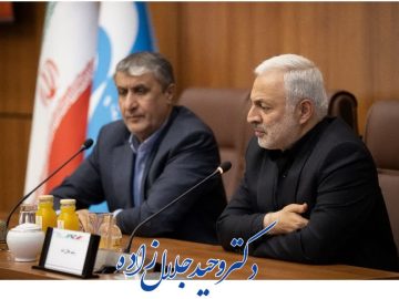 دیدار با معاون رئیس جمهور و رئیس سازمان انرژی اتمی