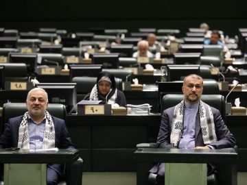 نشست فراکسیون انقلاب اسلامی با حضور وزیر امور خارجه با موضوع بررسی تحولات فلسطین