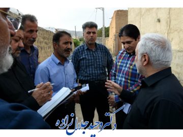 بازدید و دیدار با مردم روستای نجف آباد