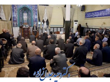 حضور در جمع نمازگزاران مسجد امام خمینی (ره) منطقه گلباد