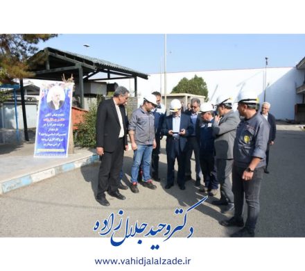 مذاکره تلفنی با معاون وزیر نیرو و بازدید از نیروگاه گازی شهید بابا ساعی ارومیه