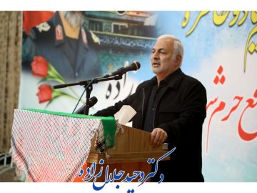 شرکت در مراسم گرامیداشت شهید مدافع حرم سردار پناه تقی زاده