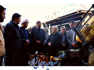 بازدید از میدان میوه و تره بار