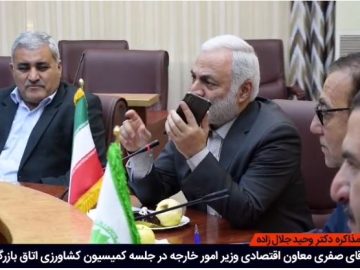 مذاکره تلفنی با معاون دیپلماسی اقتصادی وزیر امور خارجه در مورد صادرات سیب ارومیه