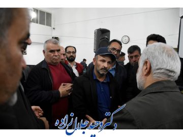 حضور در جمع نمازگزاران مسجد حضرت علی اصغر (ع)