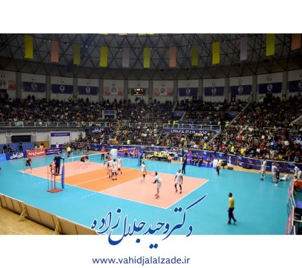 مسابقه تیم والیبال شهرداری ارومیه و چادرملو کرمان