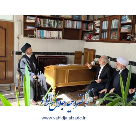 دیدار با آیت الله سید حسن عاملی نماینده محترم ولی فقیه و امام جمعه اردبیل