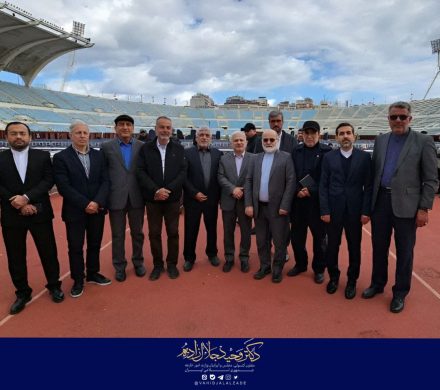 بازدید هیات ایرانی از محل برگزاری مراسم تشییع شهید سید حسن نصرالله در بیروت